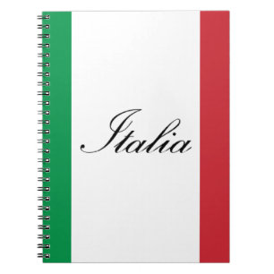 Carnet Drapeau italien - drapeau de l'Italie - l'Italie