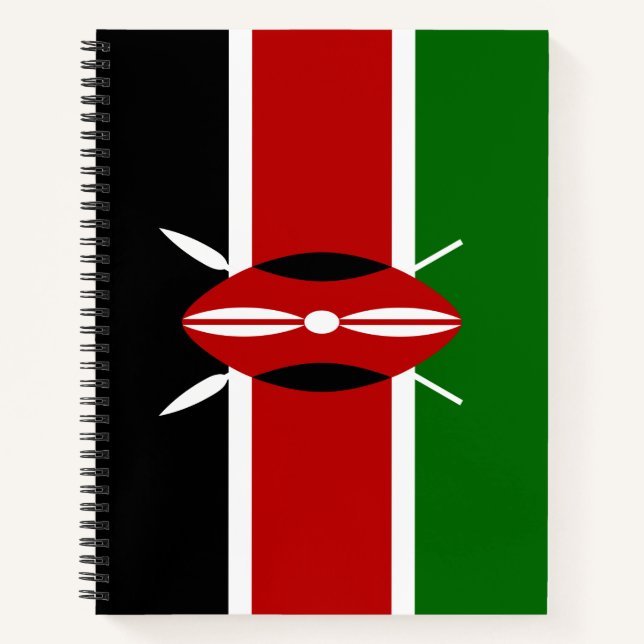 Carnet Drapeau kényan (Kenya) (Devant)