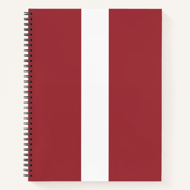 Carnet Drapeau letton (Lettonie) (Devant)