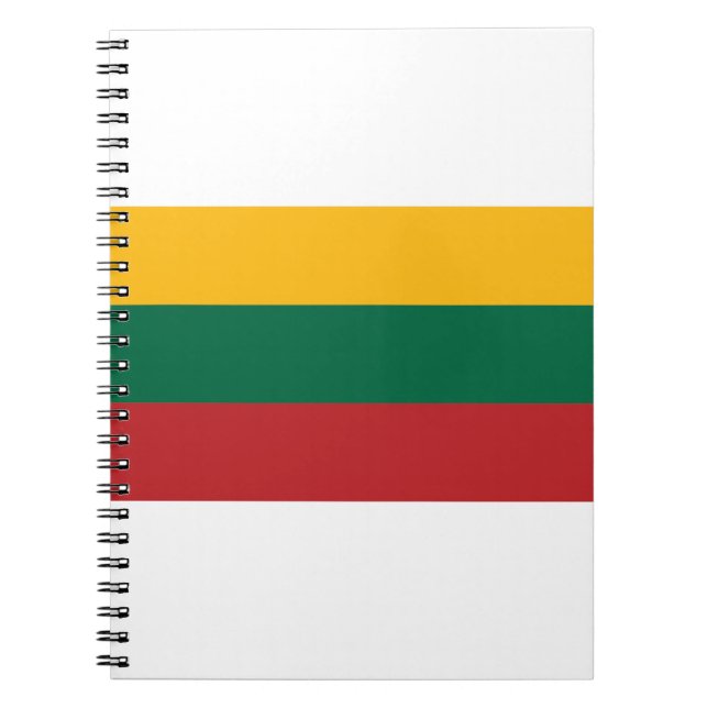 Carnet Drapeau Lituanie (Devant)