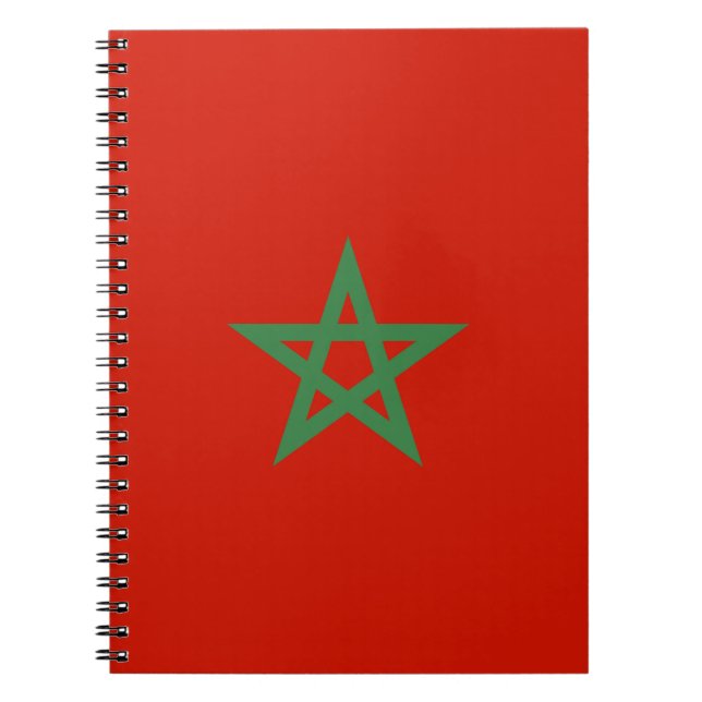 Carnet drapeau marocain (Devant)