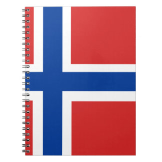 Carnet Drapeau norvégien personnalisé (drapeau Norske)