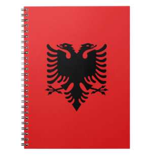 Carnet Drapeau patriotique albanais