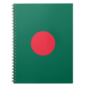 Carnet Drapeau patriotique bangladais
