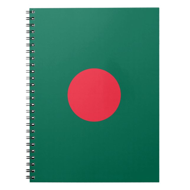 Carnet Drapeau patriotique bangladais (Devant)