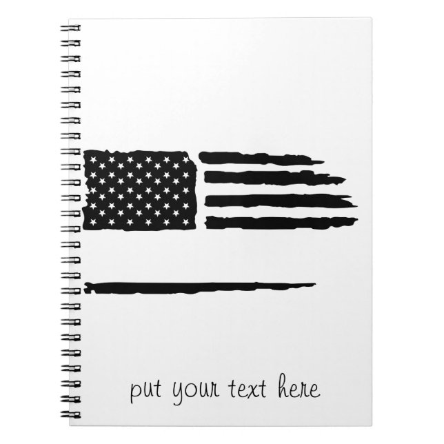 Carnet Drapeau personnalisé (Devant)