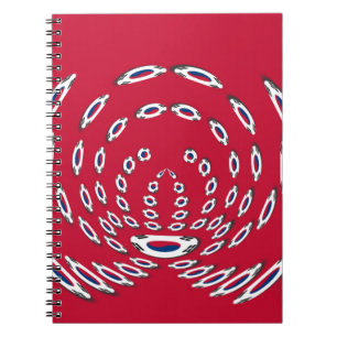Carnet Drapeau Polka de Corée du Sud