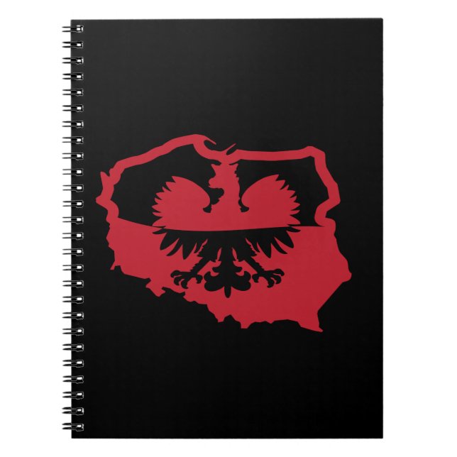 Carnet Drapeau polonais élégant (Devant)