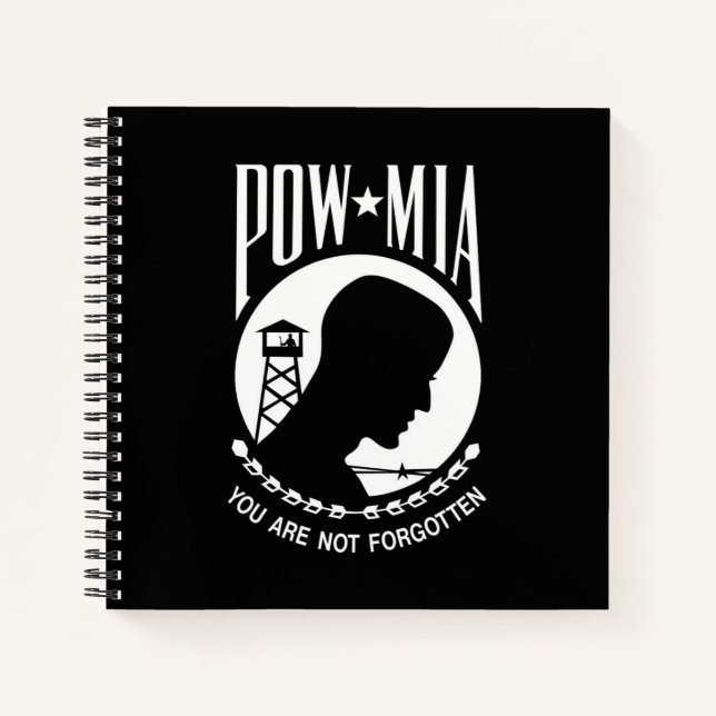 Carnet Drapeau POW MIA : Soldats disparus de la guerre du (Devant)