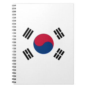 Carnet Drapeau sud-coréen