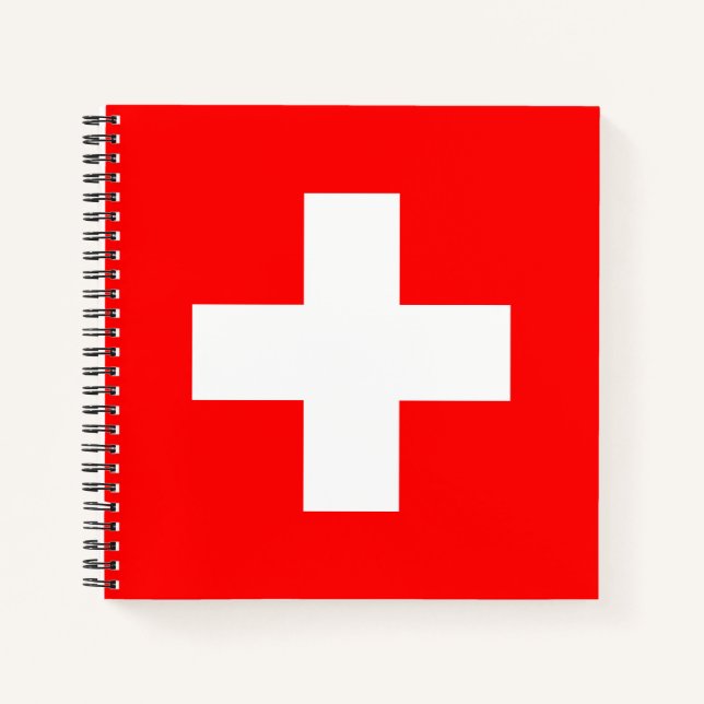 Carnet Drapeau Suisse (Devant)
