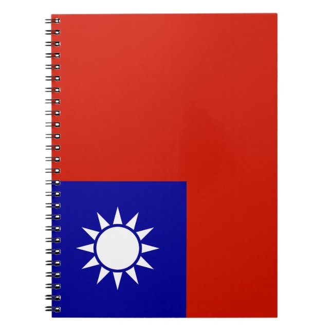 Carnet Drapeau taïwanais (Devant)