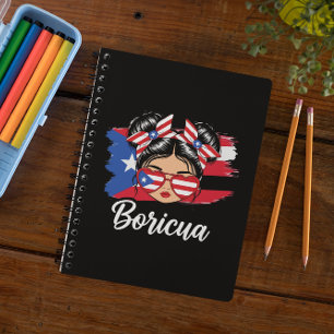 Carnet Drapeau tendance Boricua Girl Porto Rico