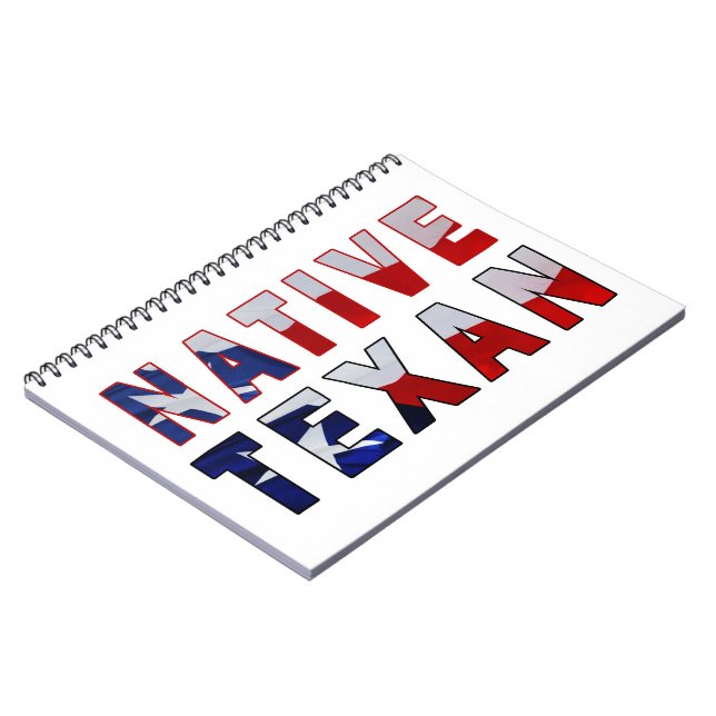 Carnet Drapeau texan natif (Côté gauche)