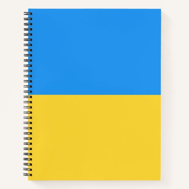 Carnet Drapeau ukrainien (Devant)
