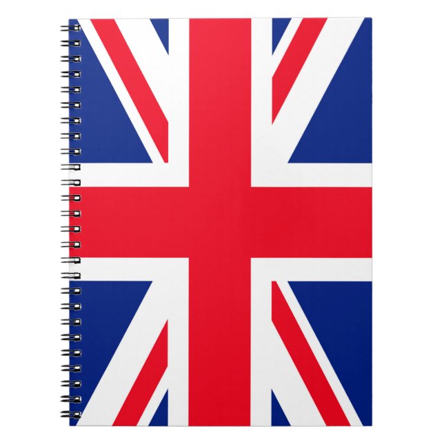 Carnet Drapeau Union Jack du Royaume-Uni (Devant)