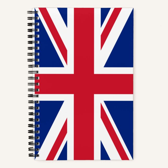 Carnet Drapeau Union Jack du Royaume-Uni des colonies bri (Recto)