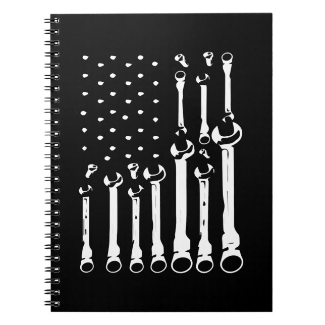 Carnet Drapeau Usa Machanches Américain Pour Femmes Homme (Devant)
