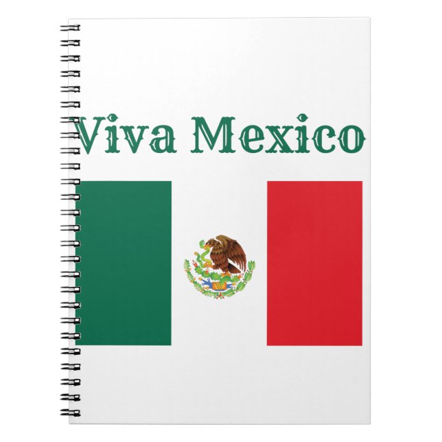 Carnet Drapeau Viva Mexico (Devant)