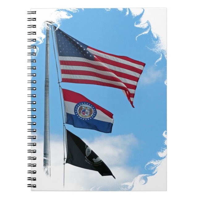 Carnet Drapeaux du comté de Iron (Devant)