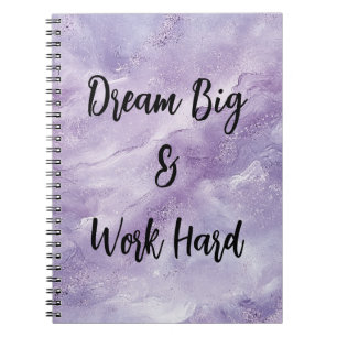 Carnet Dream Big & Work Hard