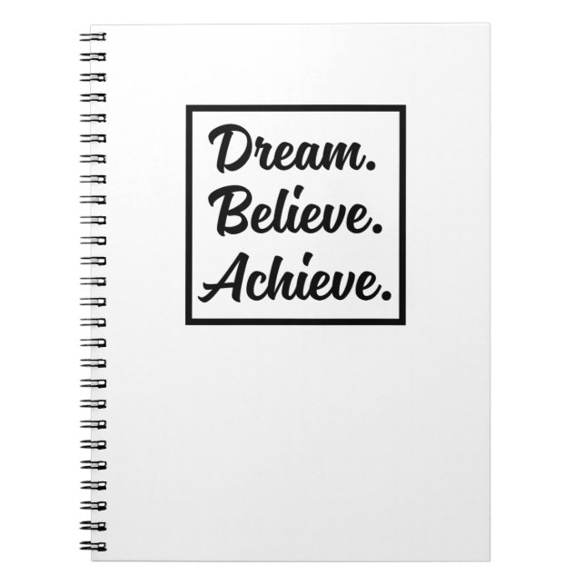CARNET DREAM CROIT RÉALISER (Devant)