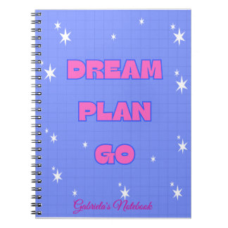 Carnet Dream. Plan. Go. – Motivational Notebook