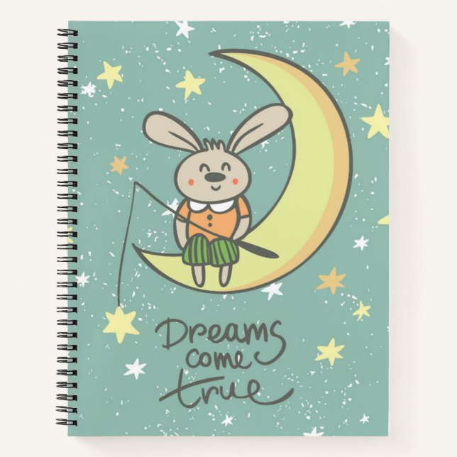 Carnet Dreams Come True | Bunny on the Moon (Devant)