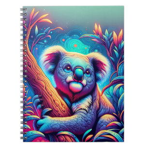 Carnet Dreamscape Koala – Art Jungle Néon