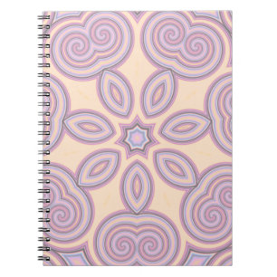 Carnet Dreamy Swirls - Pastel Motif psychédélique