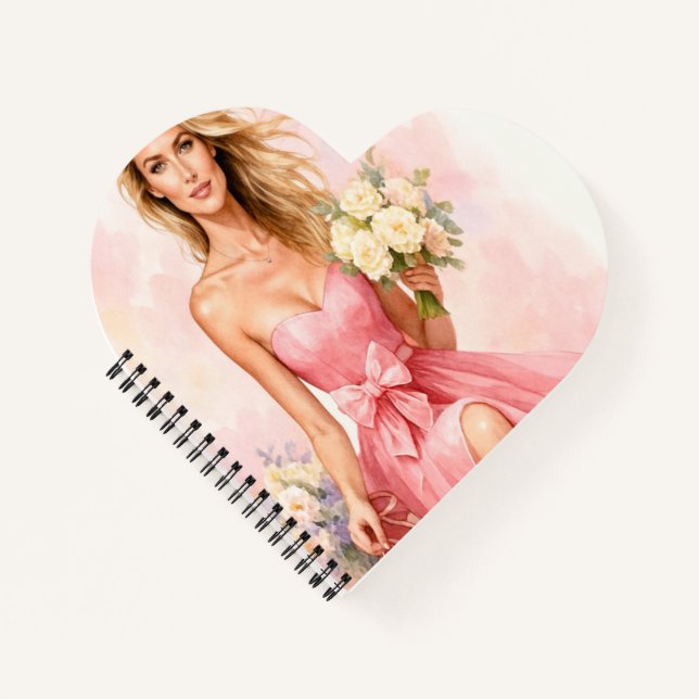 Carnet Dreamy Watercolor Bride (Devant)