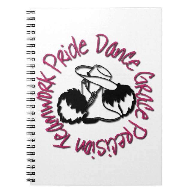 Carnet Drill Team - Dance Grace Precision Teamwork Pride (Devant)