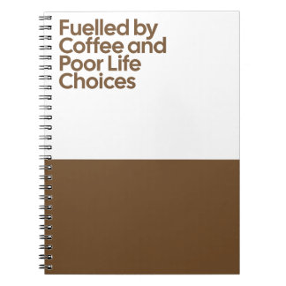 Carnet Drôle Alimenté par le Café