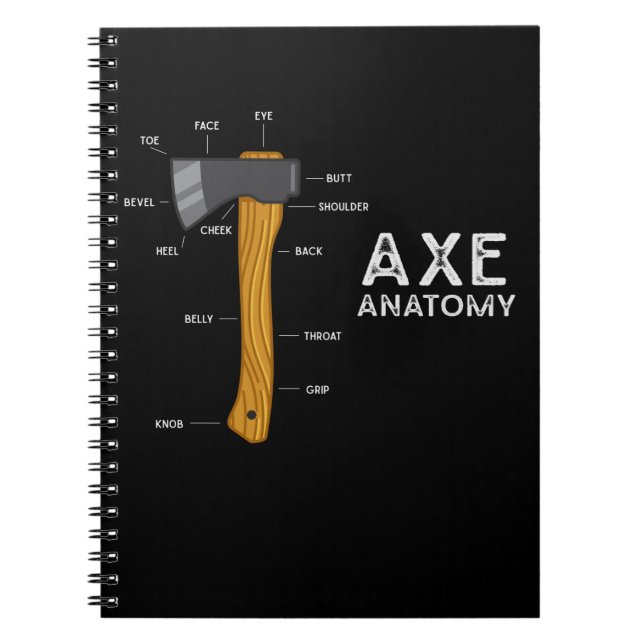 Carnet Drôle Ax Humour Hatchet Woodworking Ax Jeter (Devant)