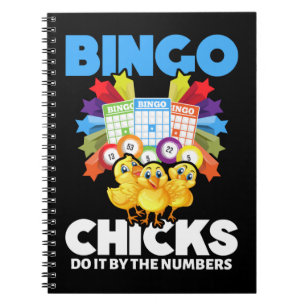 Carnet Drôle Bingo Femmes Joueuses de Bingo Filles