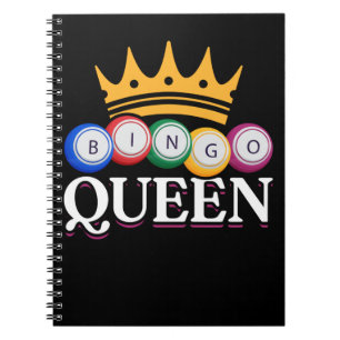 Carnet Drôle Bingo Girl Bingo Balls Queen Femmes
