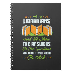 Carnet Drôle cadeau bibliothécaire