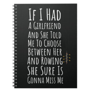 Carnet Drôle Cadeaux D'Aviron Pour Hommes Rower Crew Spor