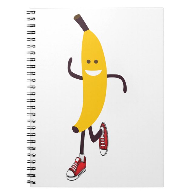 Carnet Drôle Cartoon à la banane (Devant)