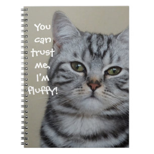 Carnet Drôle chapeau Faites-moi confiance Je suis Fluffy