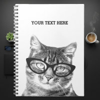 Drôle chat portant des lunettes photo design carne