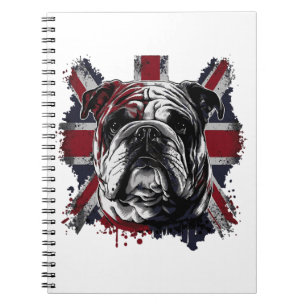 Carnet Drôle chien anglais