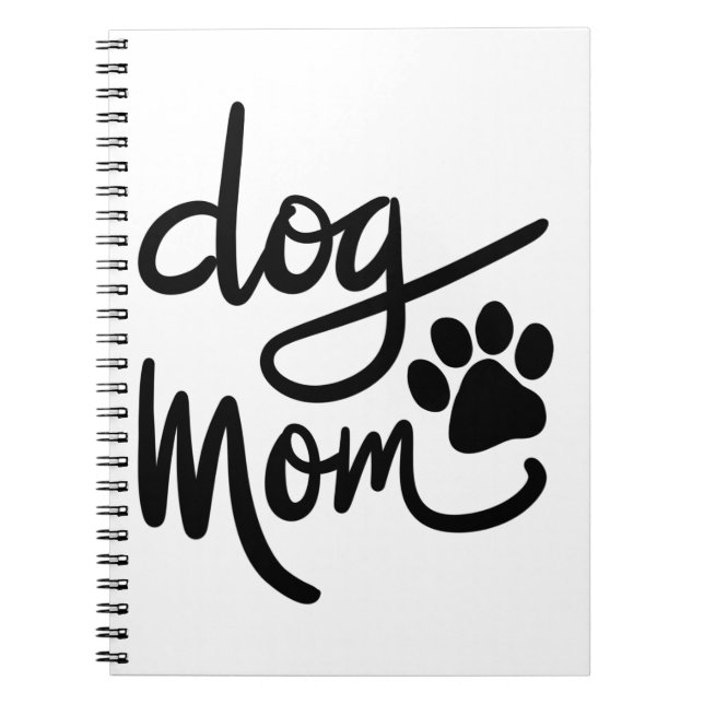 Carnet Drôle Chien Paw Chien Maman (Devant)