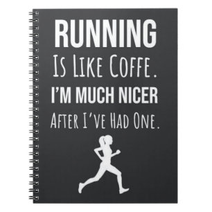 Carnet Drôle Courir Des Cadeaux Coffee Humour Devis Pour