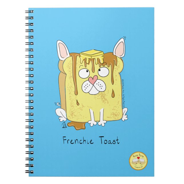 Carnet Drôle de Bouledogue Français Frenchie Chien Mignon (Devant)