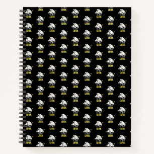 Carnet Drôle de lapin paresseux Je le ferai plus tard Mig