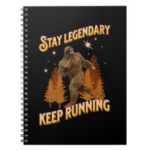 Carnet Drôle de motivation de course de Bigfoot