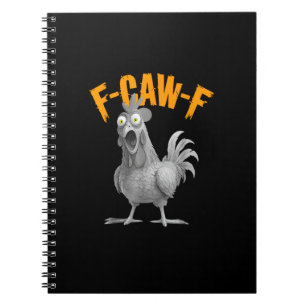 Carnet Drôle de poulet F-Caw-F F-Caw-F poulet Rétro Class