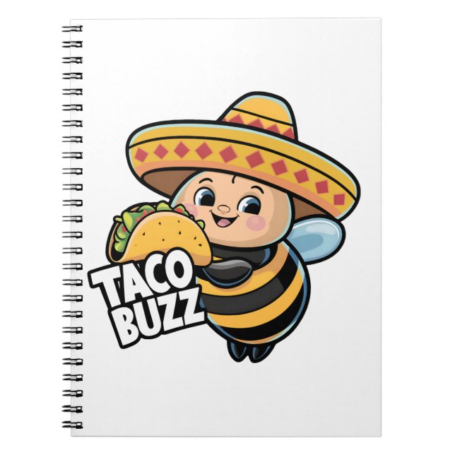 Carnet Drôle de Taco Buzz Bumble Bee (Devant)