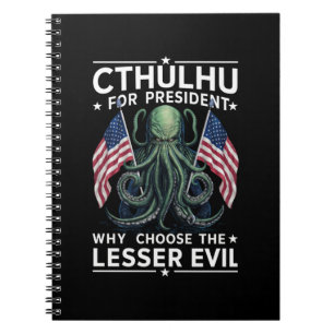 Carnet Drôle d'élection 2024 Cthulhu pour président